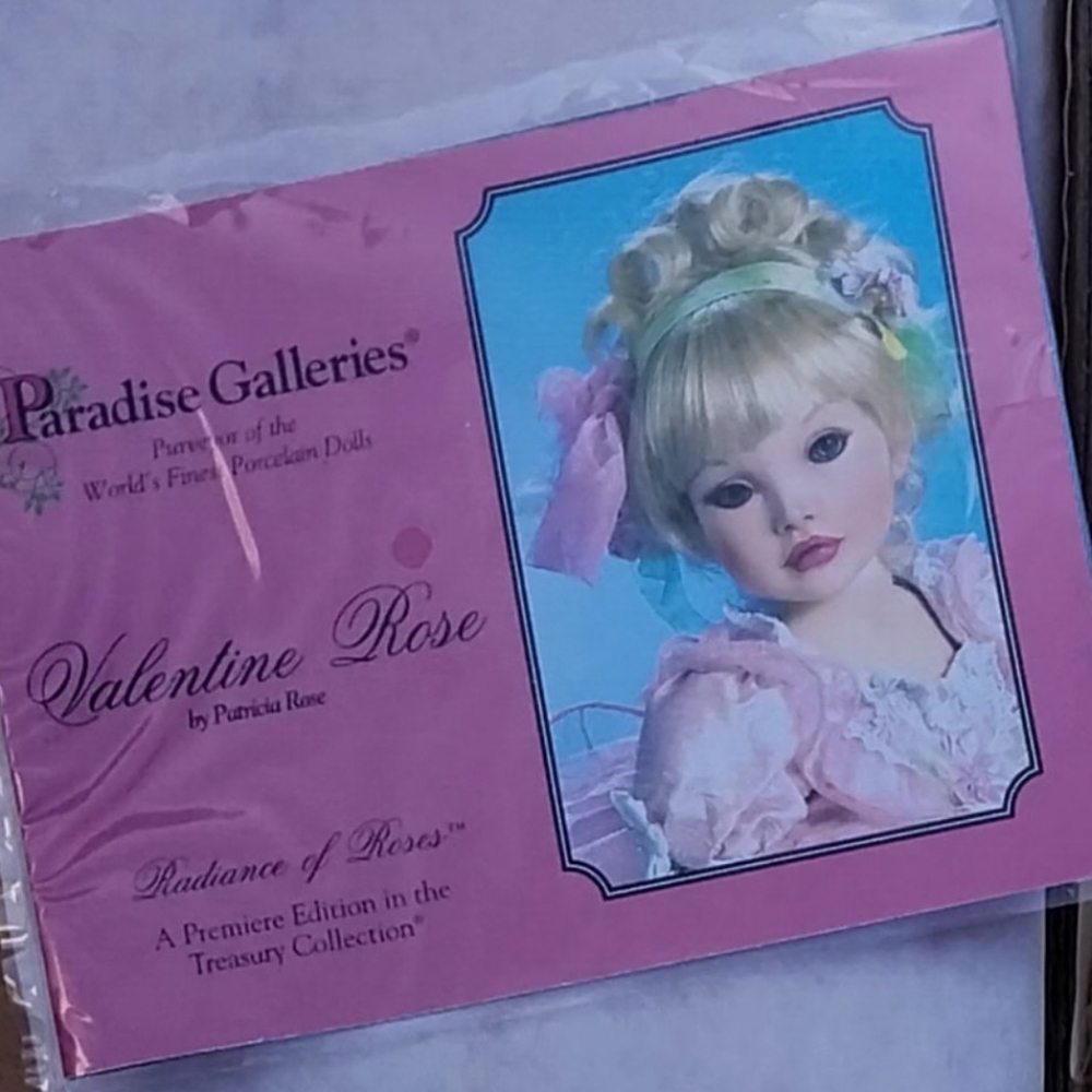 Paradise Galleries Radiance of Roses "Valentine Rose" by Patricia Rose Doll - Picture 2 of 4